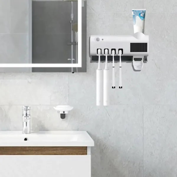 🦷 Smart Sterilizer and Toothpaste Dispenser – Total Protection & Guaranteed Hygiene