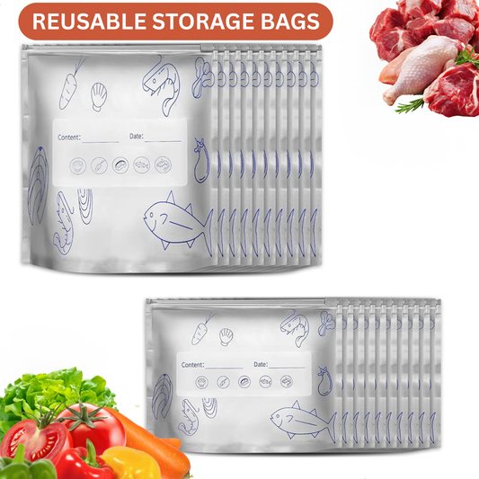 Reusable Storage Bags - Guaranteed Freshness